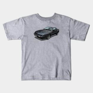 1989 Mitsubishi Starion EX Widebody Turbo in black Kids T-Shirt